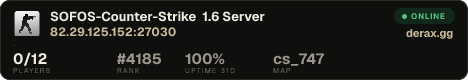 SOFOS-Counter-Strike 1.6 Server