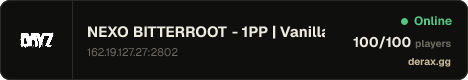 NEXO BITTERROOT - 1PP | Vanilla | NO BASES | 4 MAN MAX
