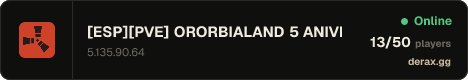 [ESP][PVE] ORORBIALAND 5º ANIVERSARIO [FULLWIPE 06/08/26]