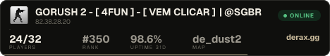 GORUSH 2 - [ 4FUN ] - [ VEM CLICAR ] | @SGBR