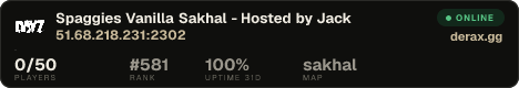 Spaggies Vanilla Sakhal - Hosted by Jack