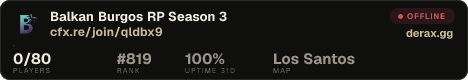 Balkan Burgos RP Season 3
