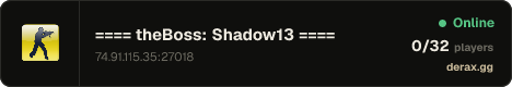 ==== theBoss: Shadow13 ====