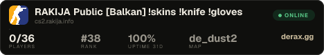 RAKIJA Public [Balkan] !skins !knife !gloves