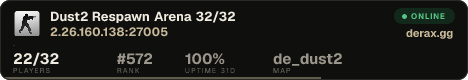 Dust2 Respawn Arena 32/32