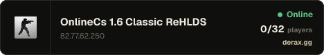 OnlineCs 1.6 Classic ReHLDS