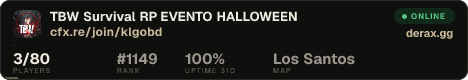 TBW Survival RP EVENTO HALLOWEEN