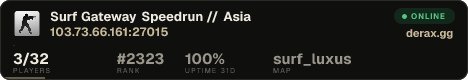 Surf Gateway » Speedrun // Asia