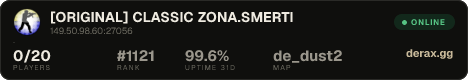 [ORIGINAL] ★ CLASSIC ★ ZONA.SMERTI