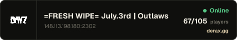 =FRESH WIPE= July.3rd | Outlaws #1 PNW | PVP