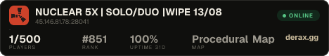 NUCLEAR 5X | SOLO/DUO |WIPE 13/08