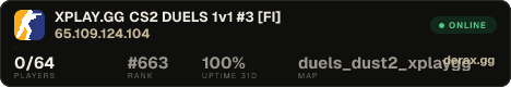 XPLAY.GG • CS2 DUELS 1v1 #3 • [FI]