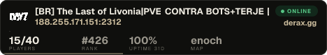 [BR] The Last of Livonia|PVE CONTRA BOTS+TERJE [BETA] 30/08