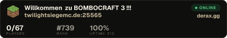 Willkommen zu BOMBOCRAFT 3 !!!