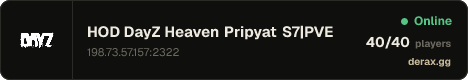 HOD DayZ Heaven Pripyat S7|PVE ONLY|AI City|Helis|Quests|Airdro