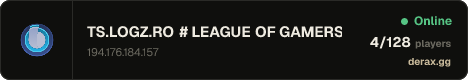 TS.LOGZ.RO # LEAGUE OF GAMERS ZONE