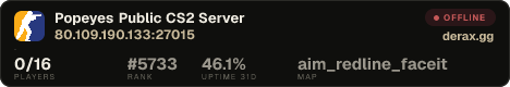 Popeyes Public CS2 Server