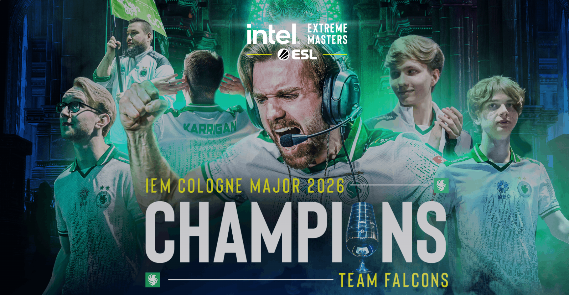 Team Falcons Win the Cologne Major as Karrigan Finally Breaks His Cold Streak